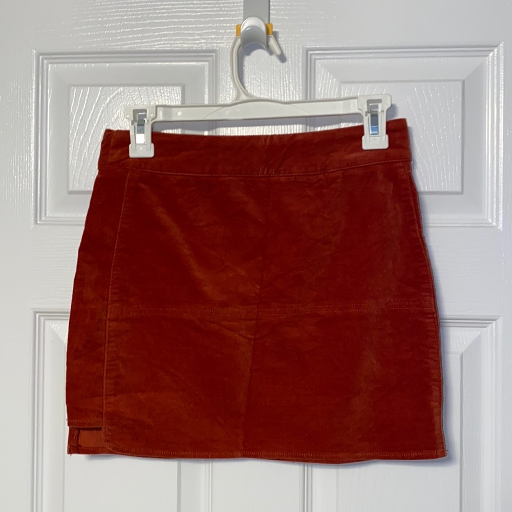 Forever 21 dark orange mini skirt